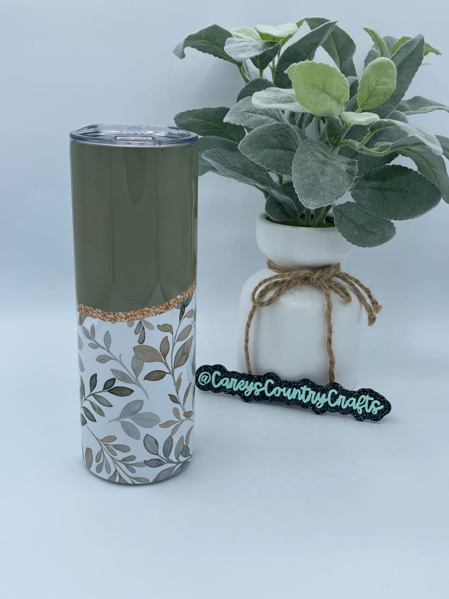 Floral Sage Tumbler