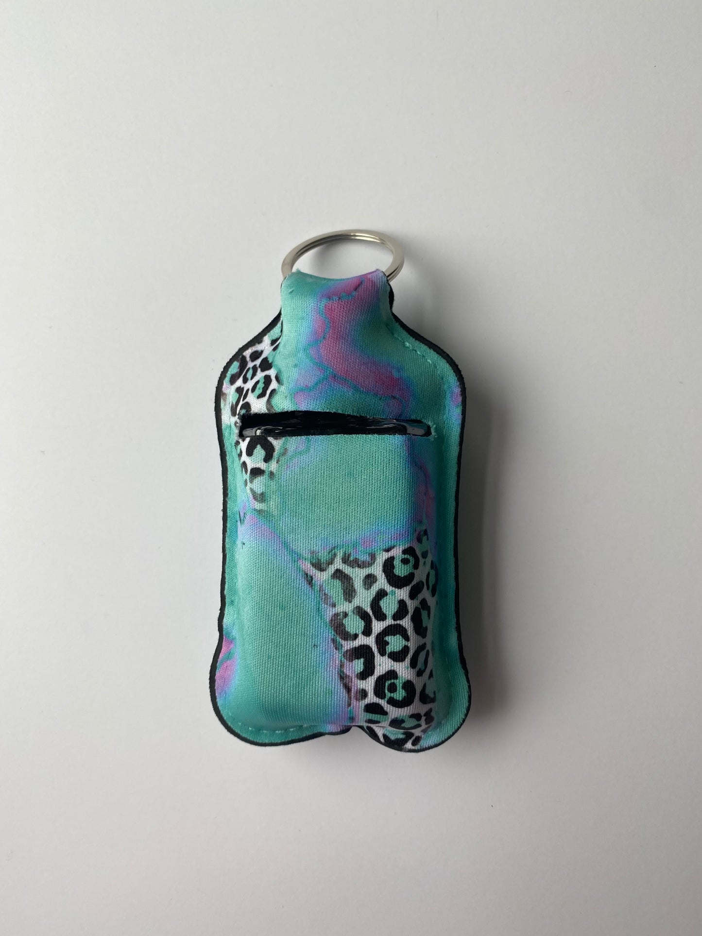 Mermaid Cheetah Hand Sanitizer Keychain