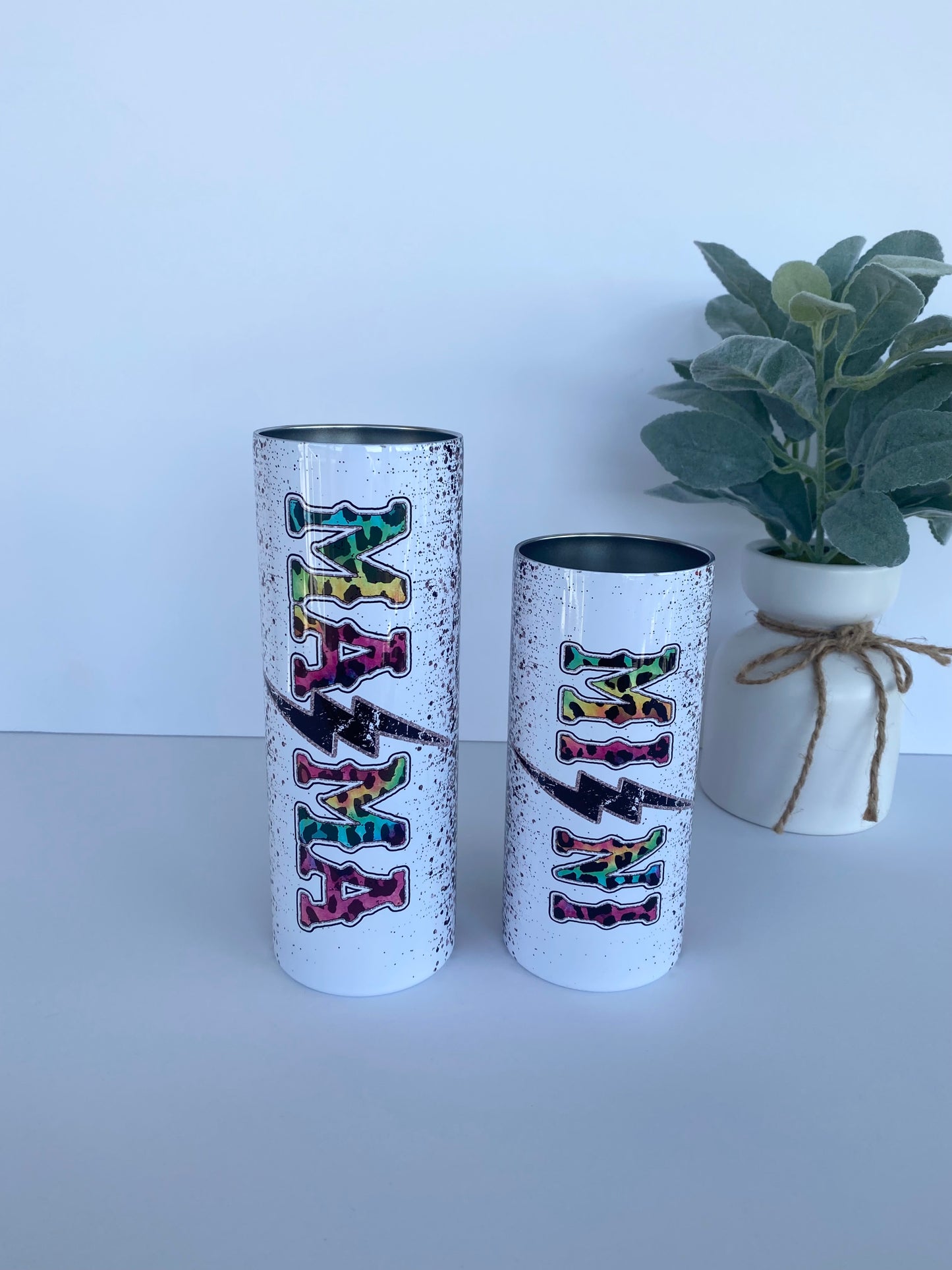 Mama Tie Dye Cheetah Tumbler