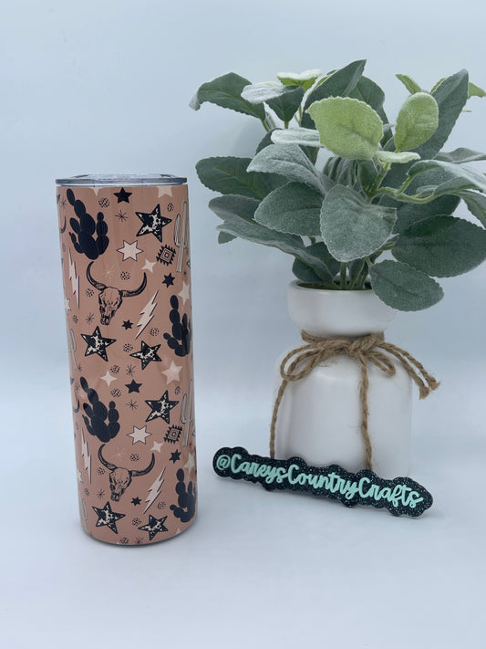 Retro Cactus Tumbler