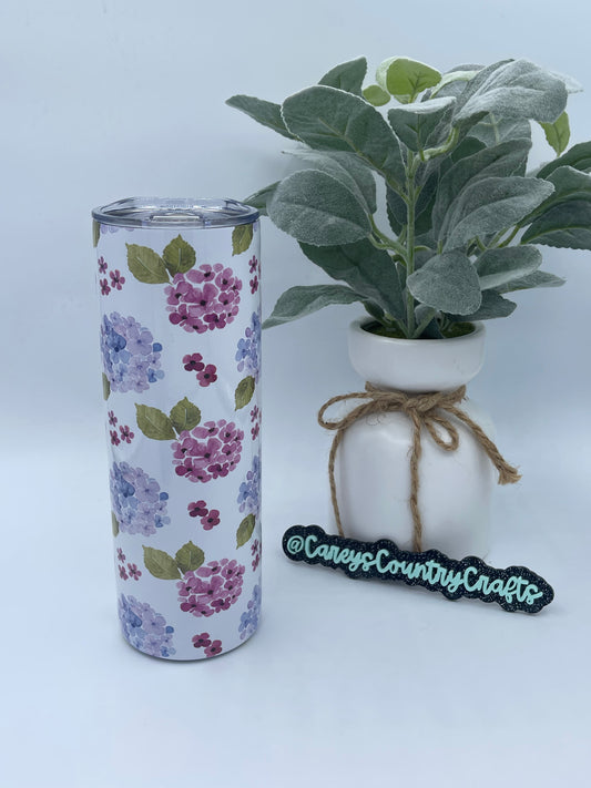 Hydrangea Flower Tumbler