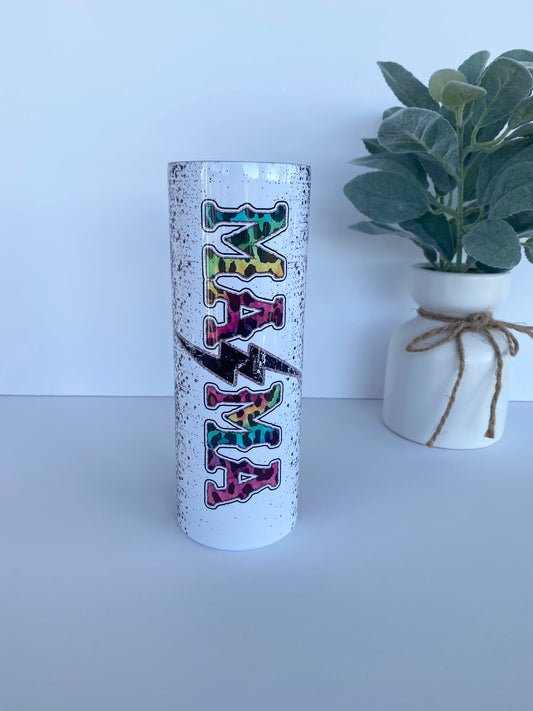 Mama Tie Dye Cheetah Tumbler