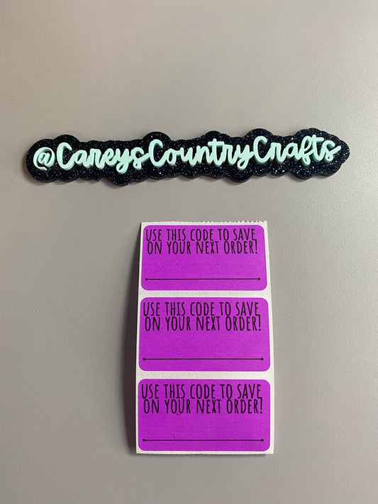 Use This Code To Save On Your Next Order Stickers