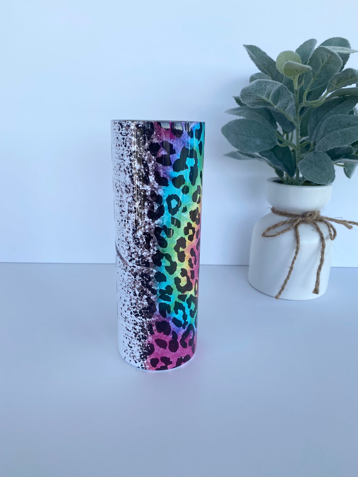 Mama Tie Dye Cheetah Tumbler