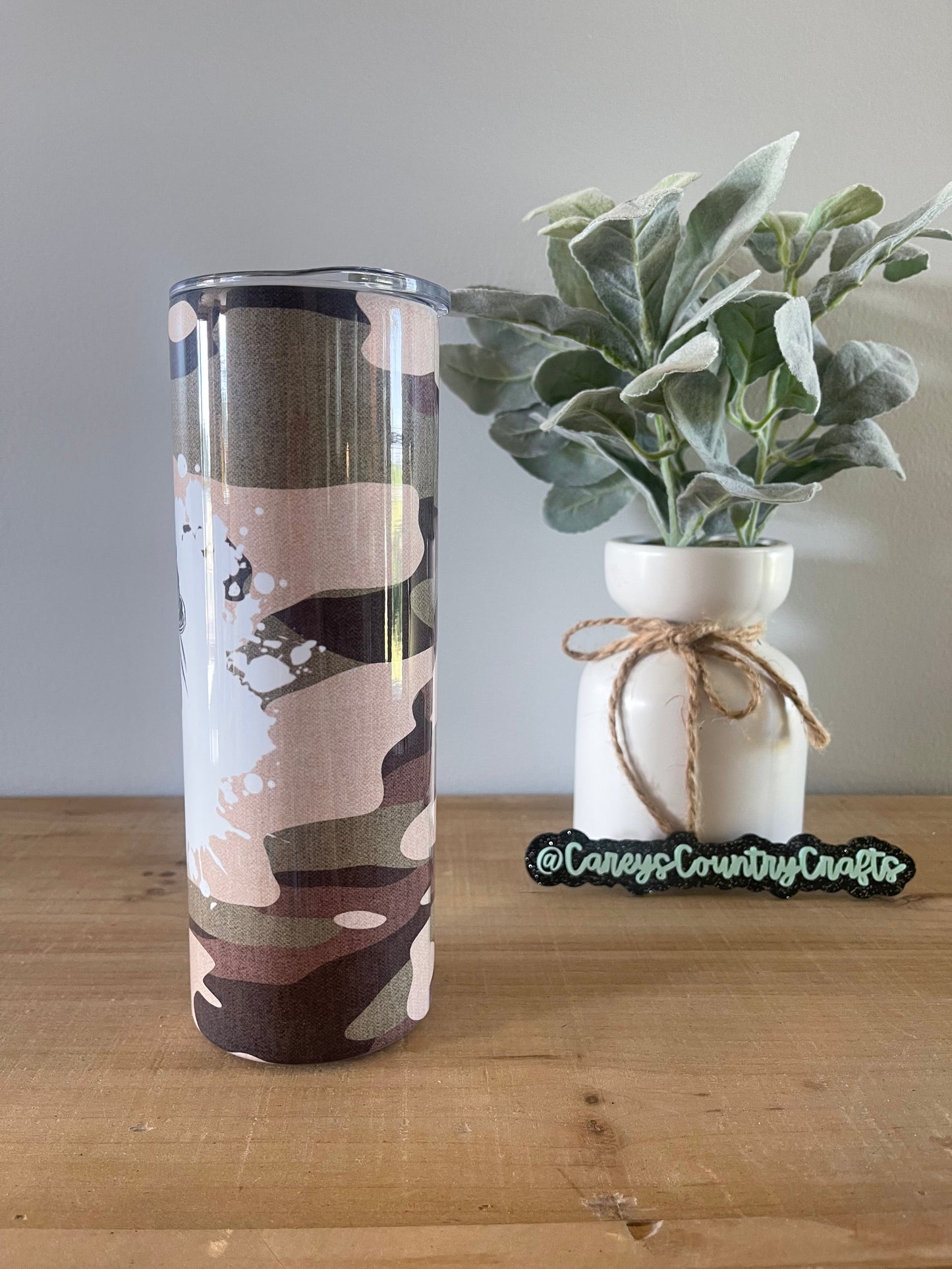 Camo Mom Life Tumbler