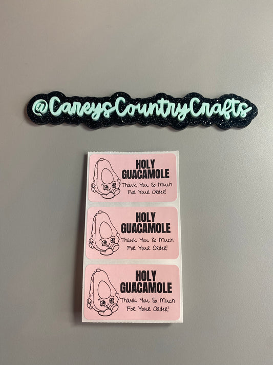 Holy Guacamole Stickers