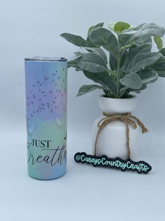 Just Breathe Tumbler