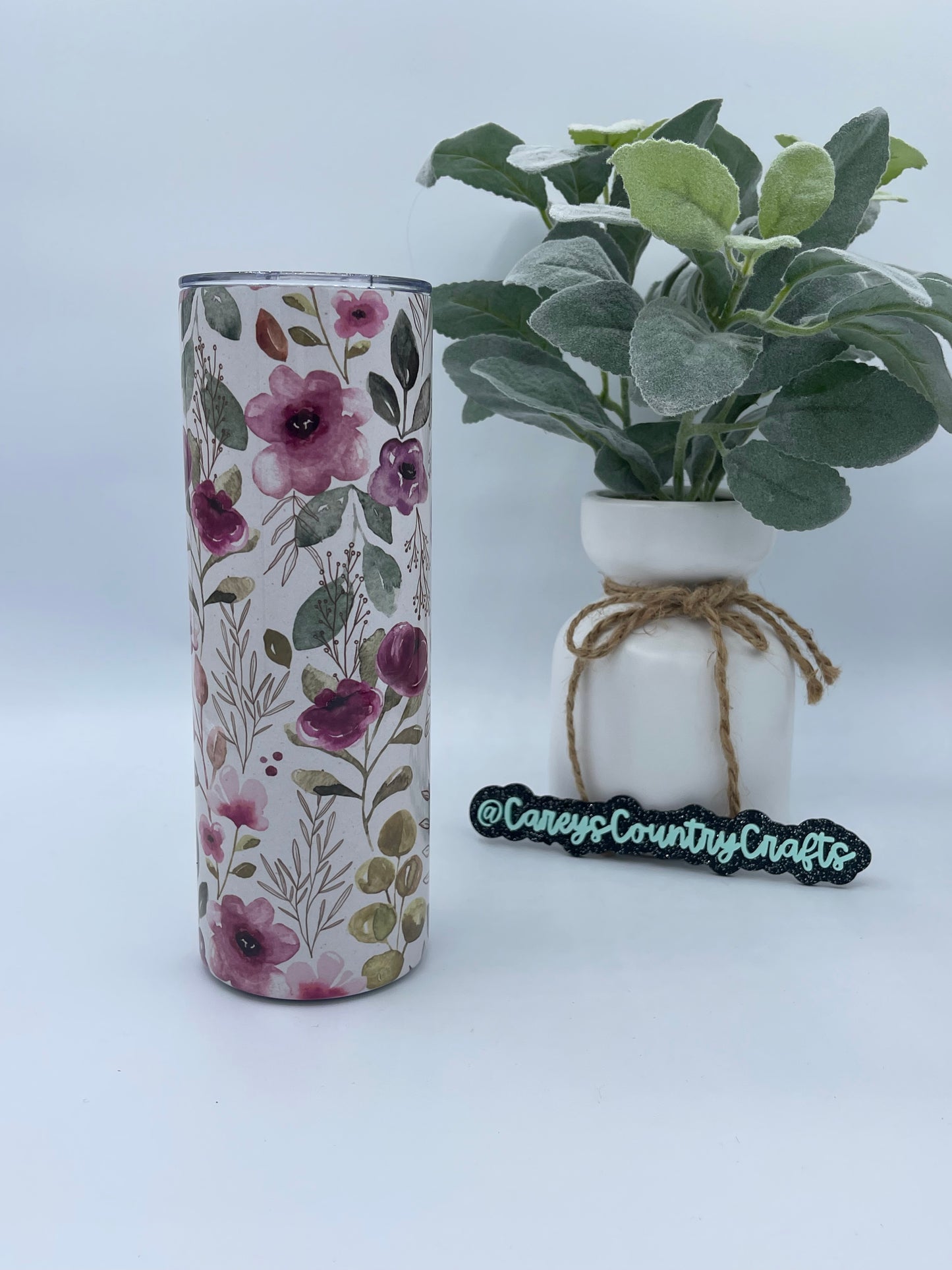 Autumn Boho Flowers Tumbler