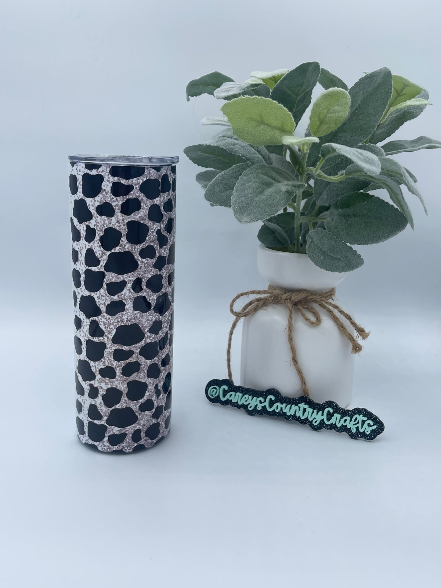 Mama Cow Print Tumbler