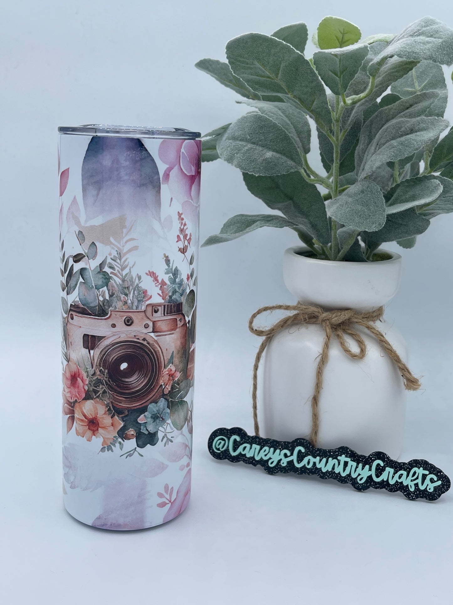 Floral Lens Tumbler