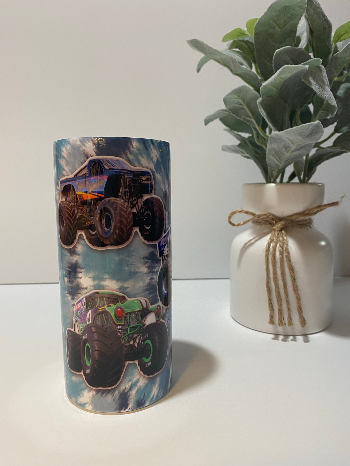 Monster Trucks Tumbler