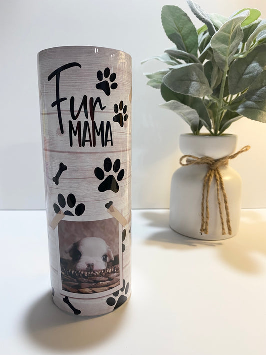 Fur Mama Photo Tumbler