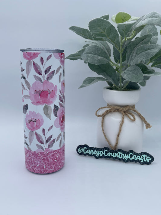 Pink Petals Tumbler