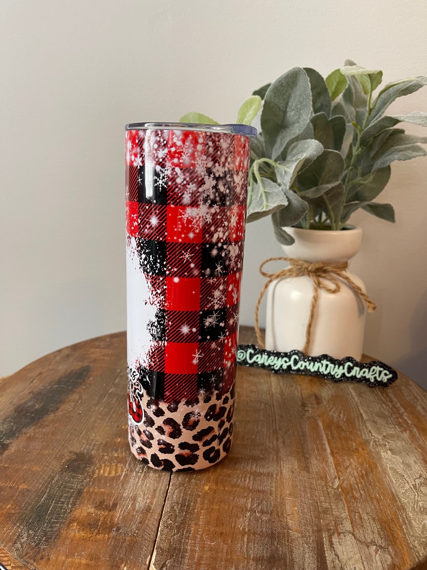 Just A Girl Who Loves Christmas Tumbler