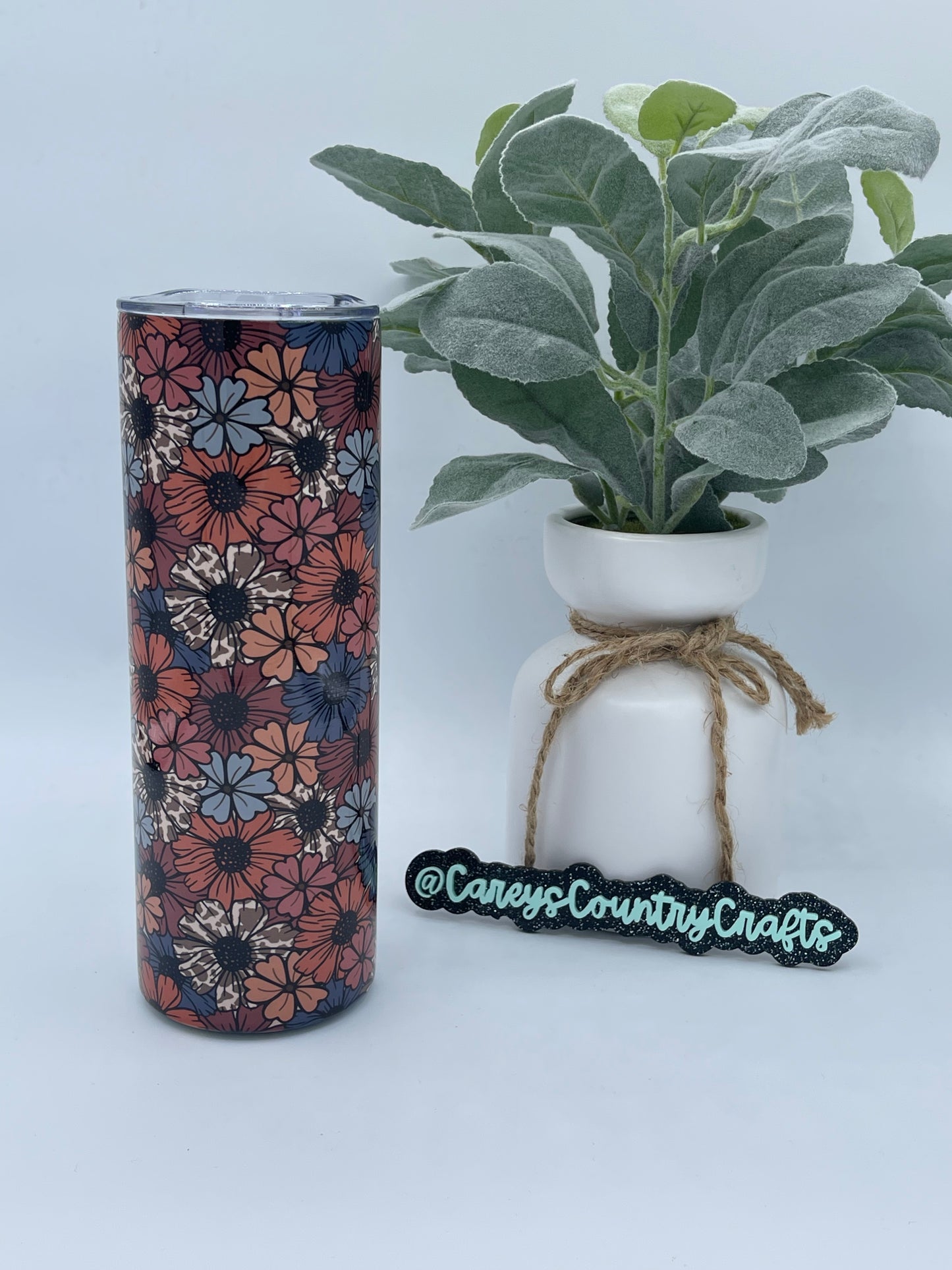 Auburn Flowers Tumbler