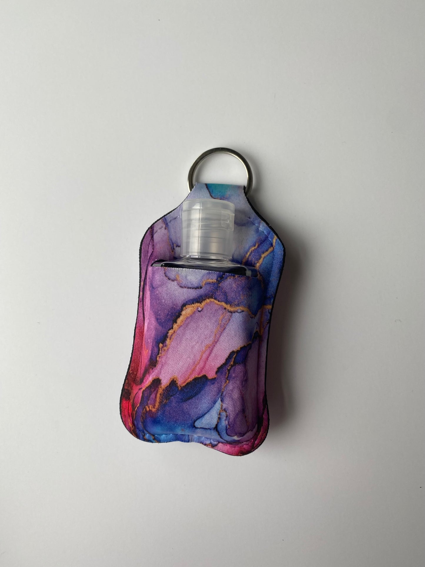 Watercolor Bliss Hand Sanitizer Keychain