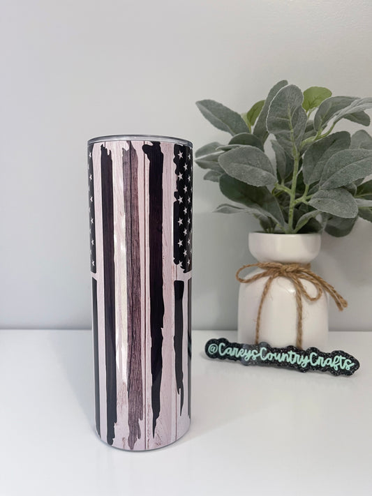 Corrections Officer Flag Tumbler