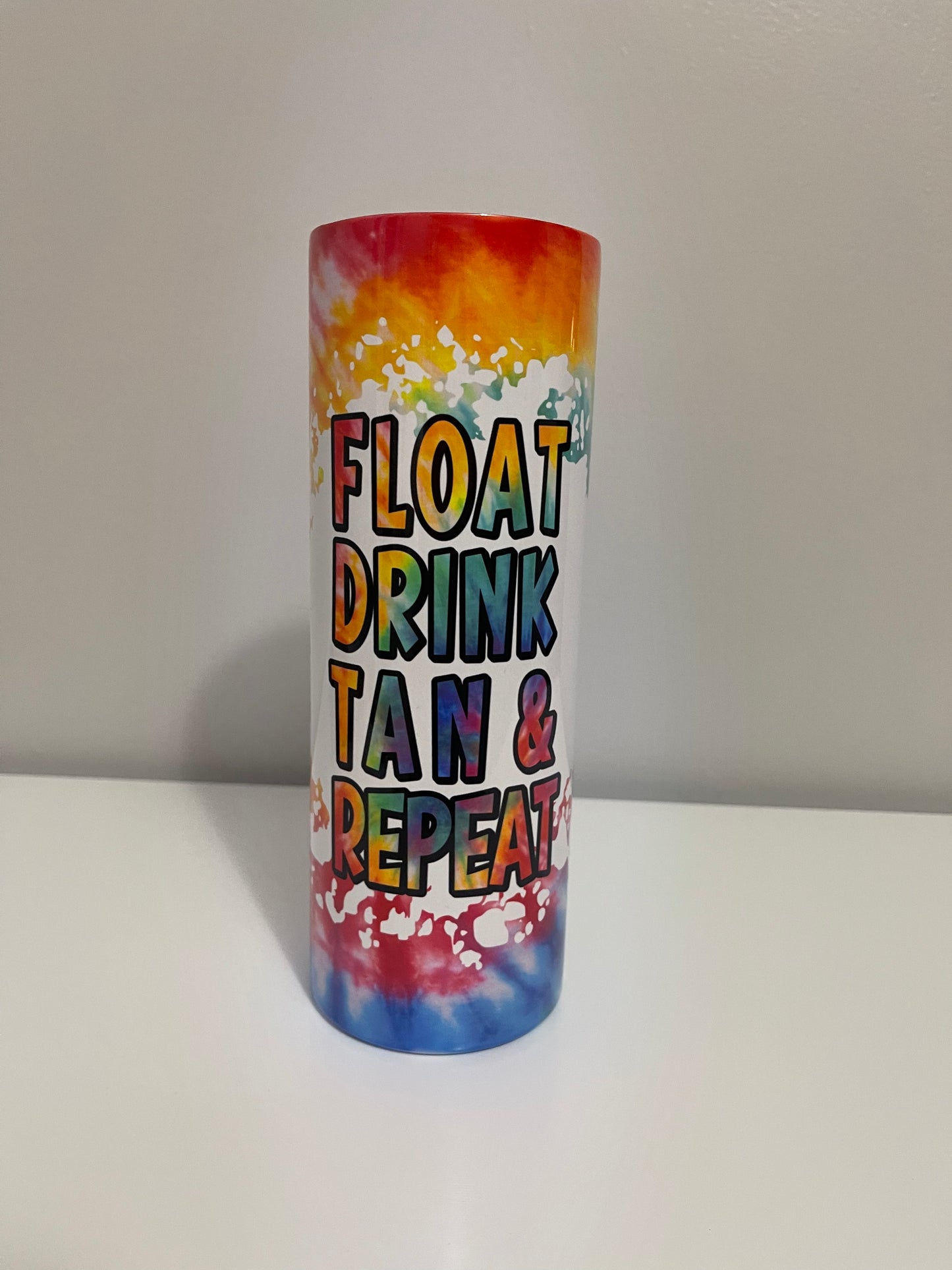 Float, Drink, Tan, Repeat Tumbler