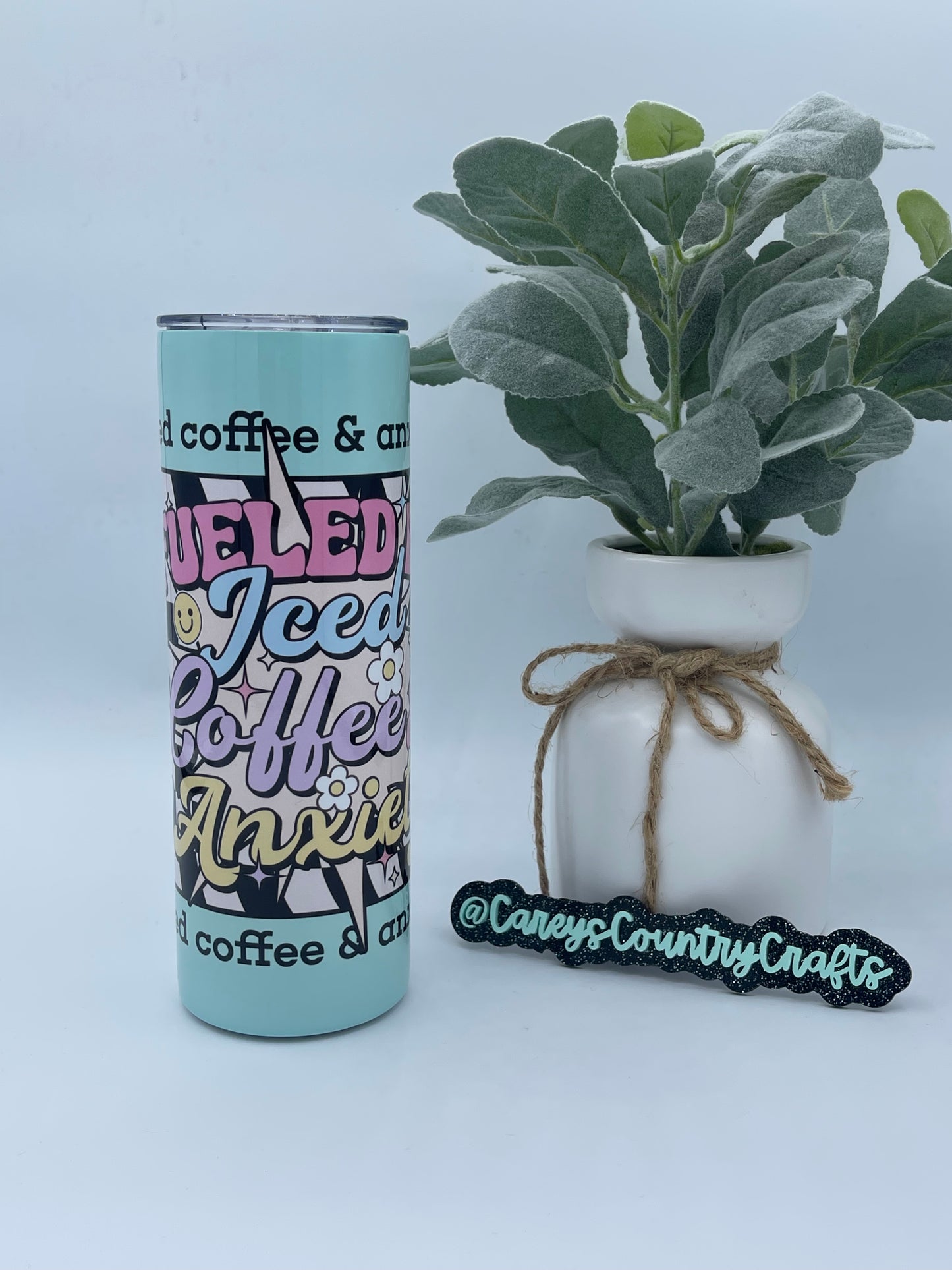 Iced Coffee And Anxiety Tumbler